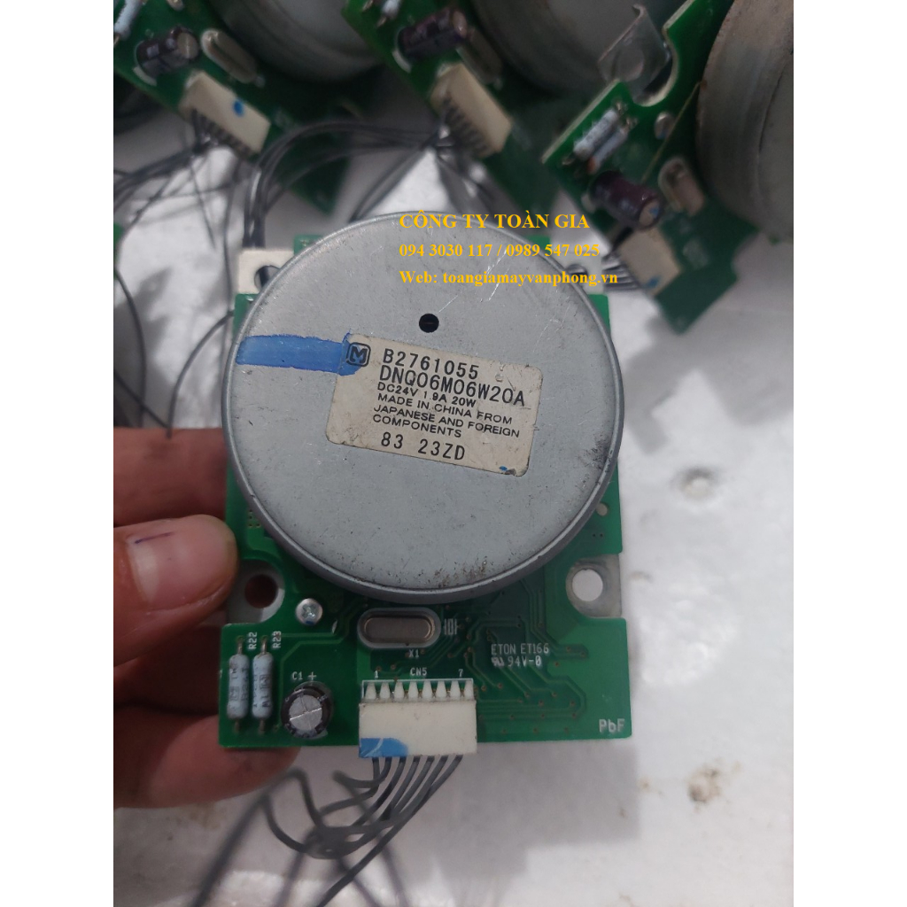 Motor B2761055 DNQ06M06W20A (bóc máy) chế DIY,chế quạt,..