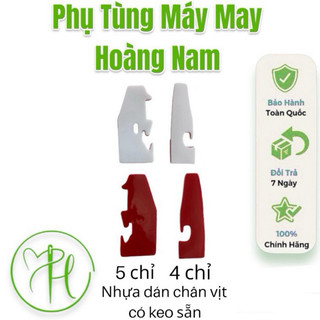 Nhựa dán chân vịt vắt sổ 4 chỉ, 5 chỉ cắt sẵn có keo dán