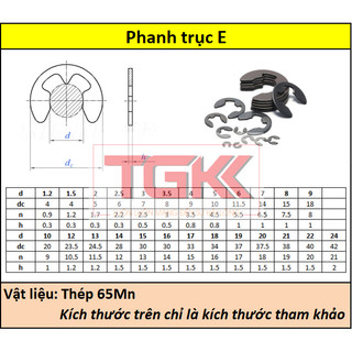 Phanh trục E 13(11.5) - 24(21)