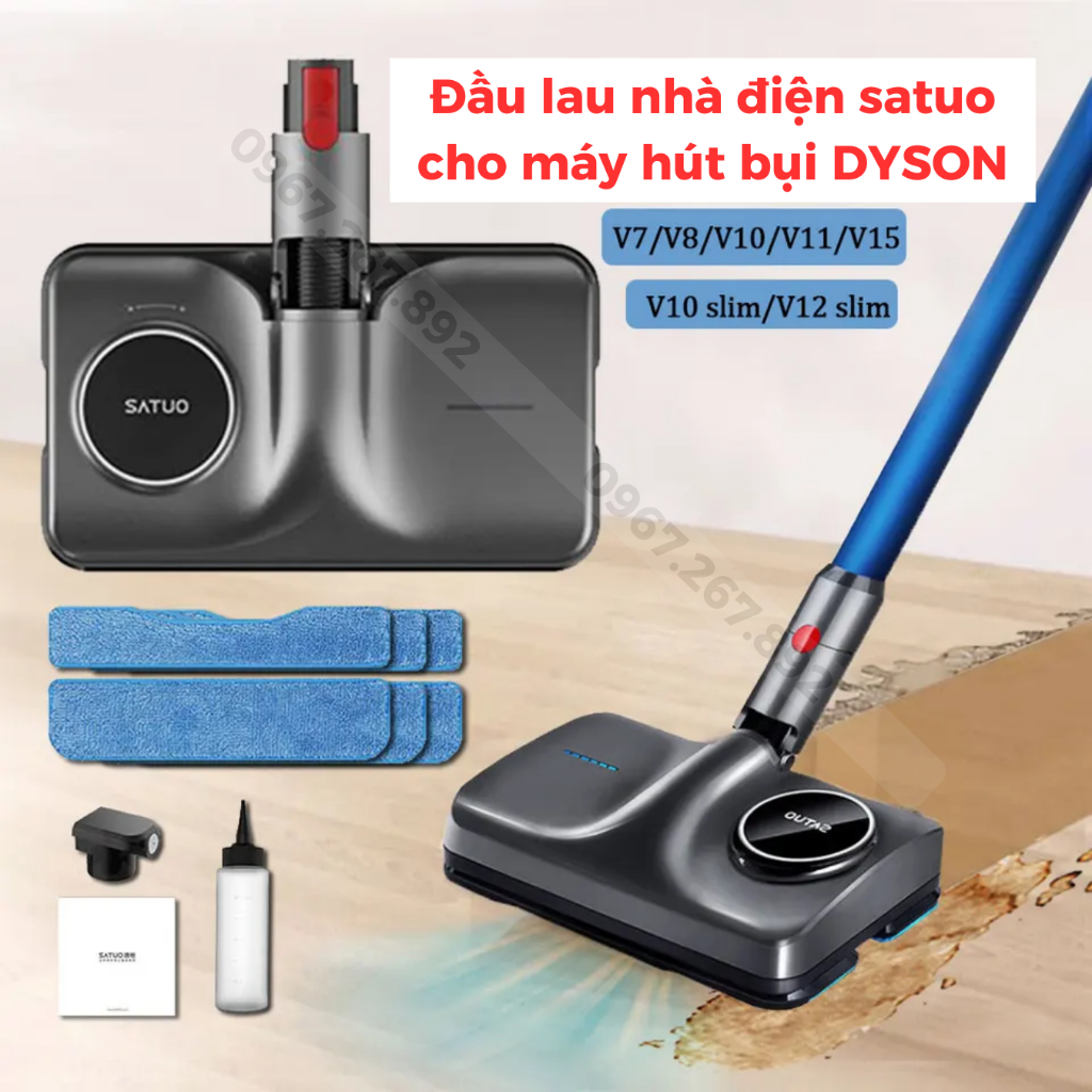 Đầu lau nhà tự động satuo cho máy hút bụi Dyson (phụ kiện cho máy hút bụi)