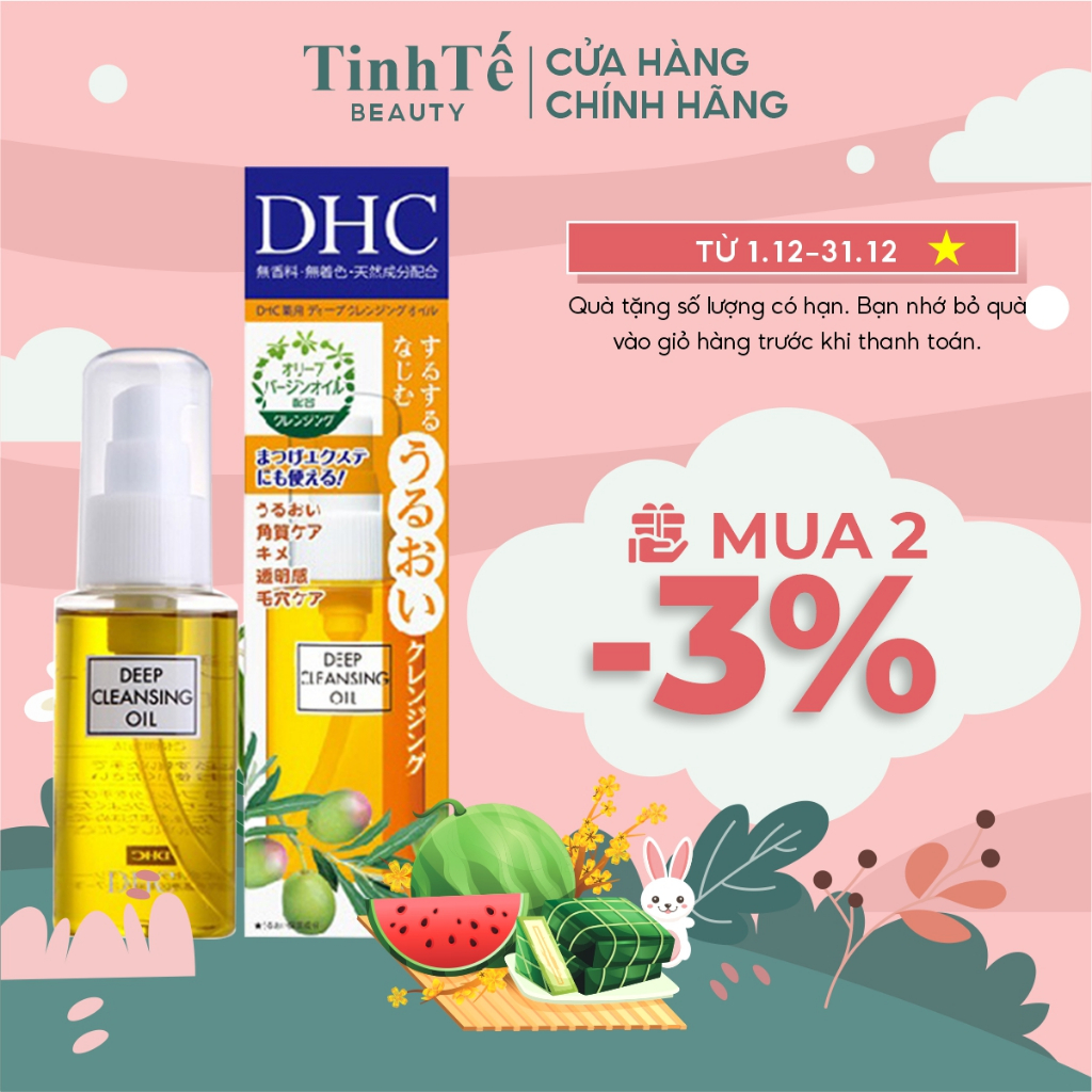 Dầu tẩy trang Olive DHC Deep Cleansing Oil (S) 70ml