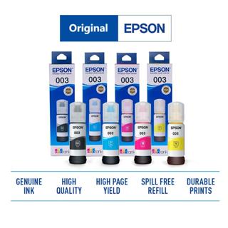 ☘️Bộ mực in 4 màu 003 cho máy in Epson L1110/ L3110/ L3150/ L4150/ L1110, L5290, L1250, L5190 (Đen/xanh/)mực nhập khẩu