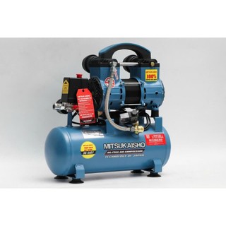 Máy nén khí không dầu mitsukaisho 12l-1.5hp 2 đầu nạp hơi siêu nhanh
