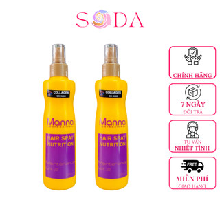 Xịt dưỡng tóc manna siêu thơm siêu bóng mượt 250ml
