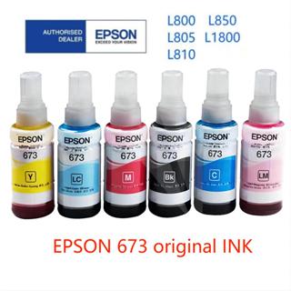 Mực epson 673 hàng bóc máy epson L800/ L805 /L1800. L850 6 màu rời 70ml/1 màu