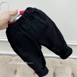 Quần kaki dài cho bé trai mặc phối áo dài tết