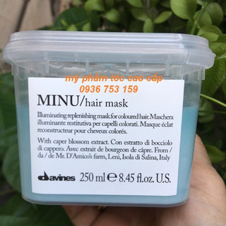 MẶT NẠ DƯỠNG MÀU TÓC NHUỘM DAVINES MINU HAIR MASK 250ML