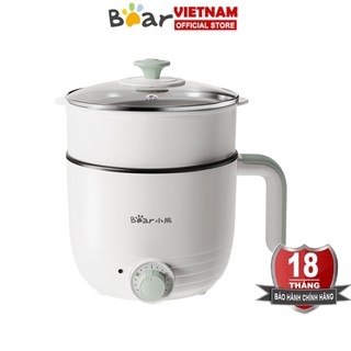 Nồi điện mini đa năng 1.2L Bear nồi lẩu điện mini đa chức năng – Hàng chính hãng