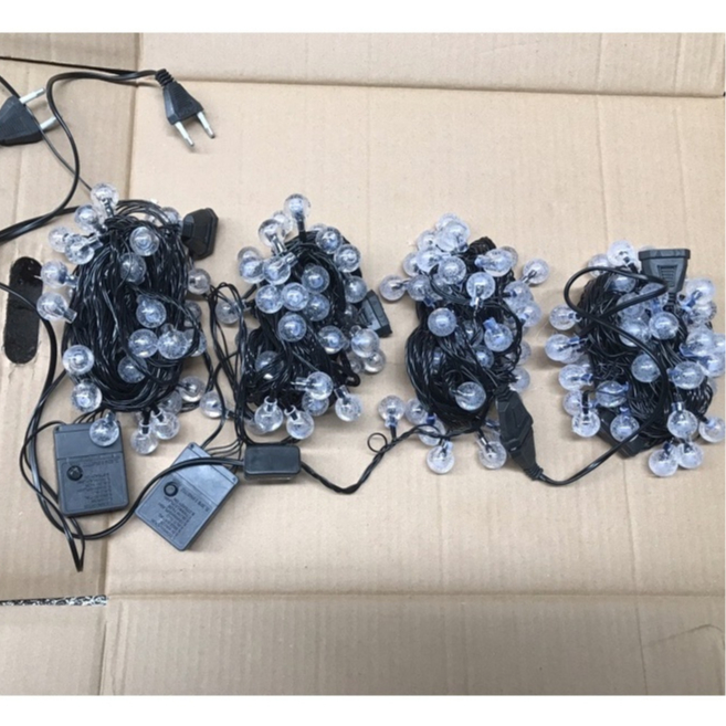 Dây đèn led bi bọt nước 10M trang trí trong nhà, ngoài trời, chống nước - HAMIKO