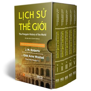 Sách - Boxset Lịch sử thế giới (The Penguin History of the World) (gồm 5 tập)