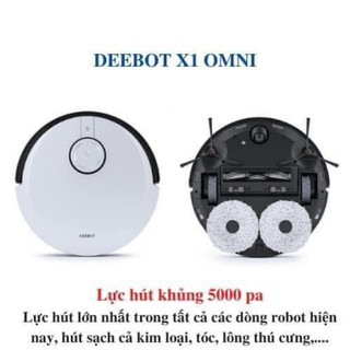 Robot hút bụi, lau nhà Ecovacs deebot X1 omni, K650, U2 lau hút cực sạch, thông minh