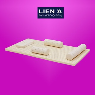 Nệm cao su em bé liên á bambino - cao 2cm - đệm cũi em bé cao su thiên nhiên 100%