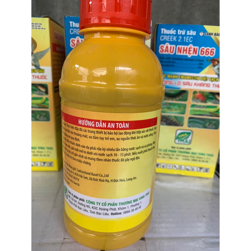 SÂU NHỆN 666_Sức Mạnh EMAMECTIN Diệt Sạch Sâu 450ml