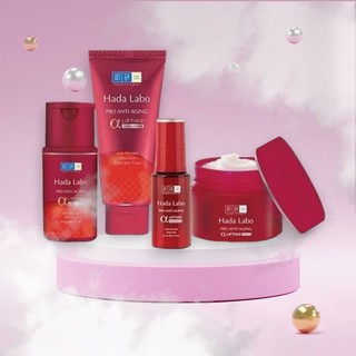 Combo bộ 4 Sản phẩm dưỡng chuyên biệt chống lão hóa Hada Labo Pro Anti Aging