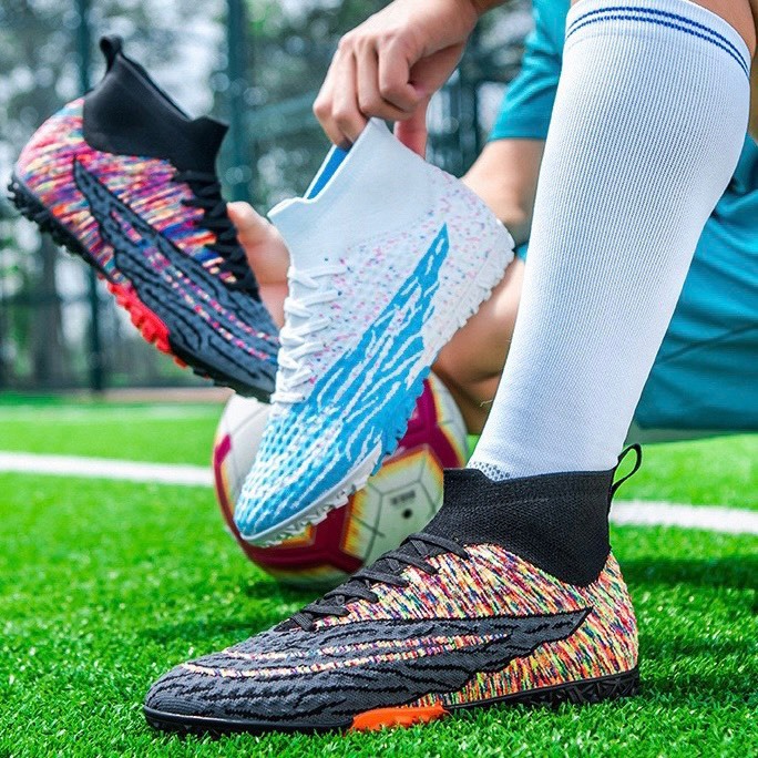 Giày bóng đá Phantom GX cao cổ, giày đá banh cỏ nhân tạo nam đã khâu đế - 2EVSHOP