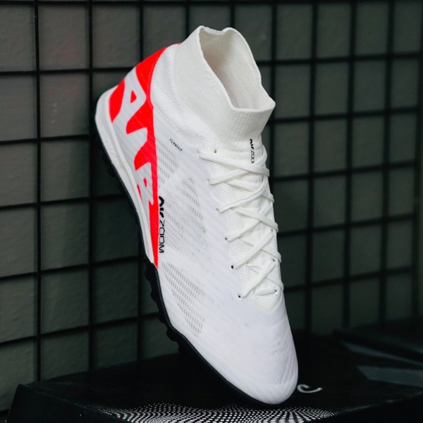 Giày bóng đá cao cổ Air Zoom Mer Superfly 9 Elite, giày đá banh cỏ nhân tạo nam đã khâu đế - 2EVSHOP