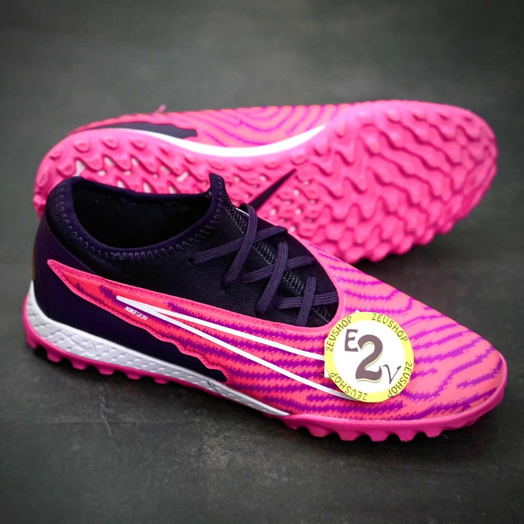 Giày bóng đá Phantom GX Pro Đen Hồng, giày đá banh cỏ nhân tạo nam đã khâu đế - 2EVSHOP