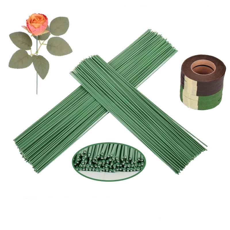 Set 50 Cành kẽm làm hoa handmade dài 30cm Hapi Toys - Kẽm Cành 2mm lõi thép bọc nhựa cắm hoa sáp,hoa giấy