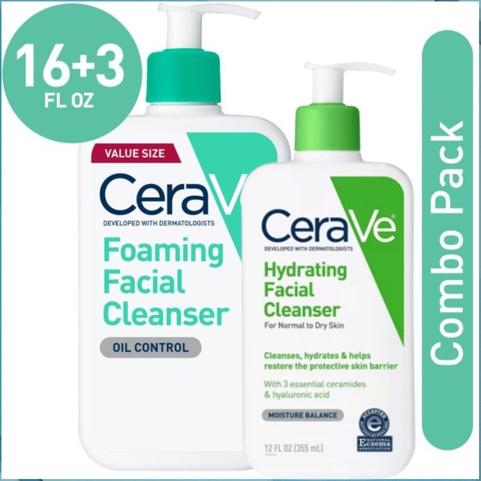 Sữa rửa mặt Cerave giúp làm sạch da và loại bỏ bã nhờn dành cho da dầu và da nhạy cảm 236ml 