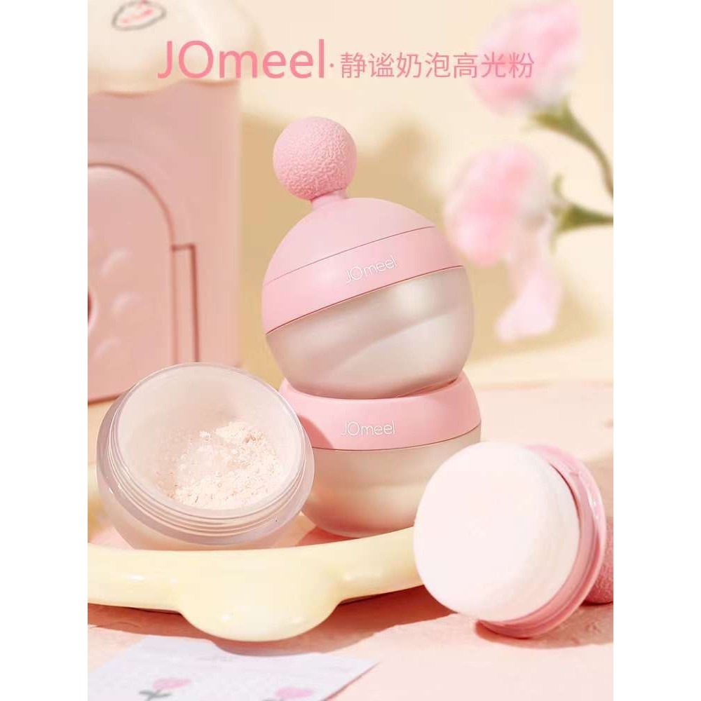 Phấn Phủ Bột Trang Điểm Love Alpha Và Jomeel Có Nhũ Lấp Lánh Sáng Mịn Da