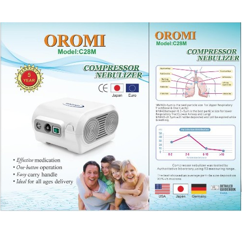 MÁY XÔNG KHÍ DUNG + HÚT MŨI OROMI CM28  000