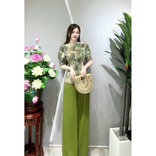 SET BÀ BA TAY BÚP , NÚT NGỌC , LỤA MANGO