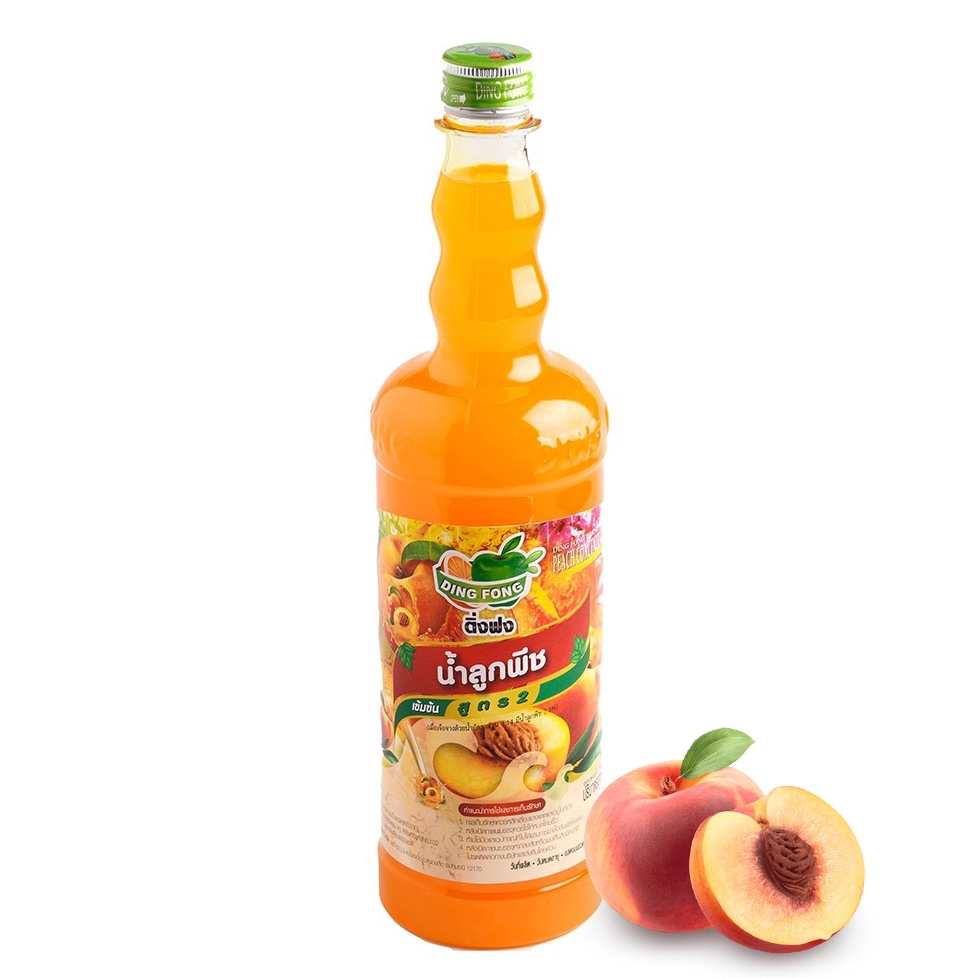 Siro Dingfong Đào chai 760ml