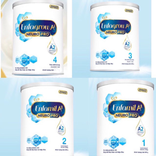 SỮA BỘT ENFAMIL A2 NEUROPRO SỐ 4,3,2,,1 (LON MÀU TRẮNG)