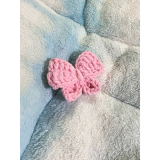 [by.LAINE] KẸP TÓC NƠ len crochet handmade (ẢNH THẬT)