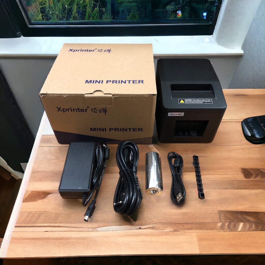 Máy in hoá đơn K80 Xprinter 1 - 2 cổng USB+LAN, Q805K, Q805KL chính hãng BH 12 tháng