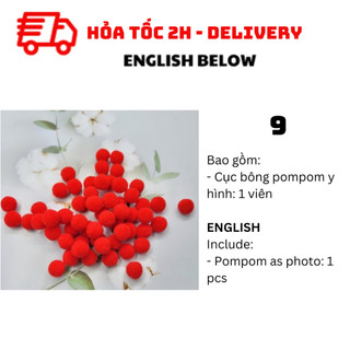 Cục Bông Pompom Trang Trí Pompom BBNE63