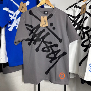 Áo thun tee stu.ssy big logo unisex nam nữ cotton 100% - hàng full bọc tem tag