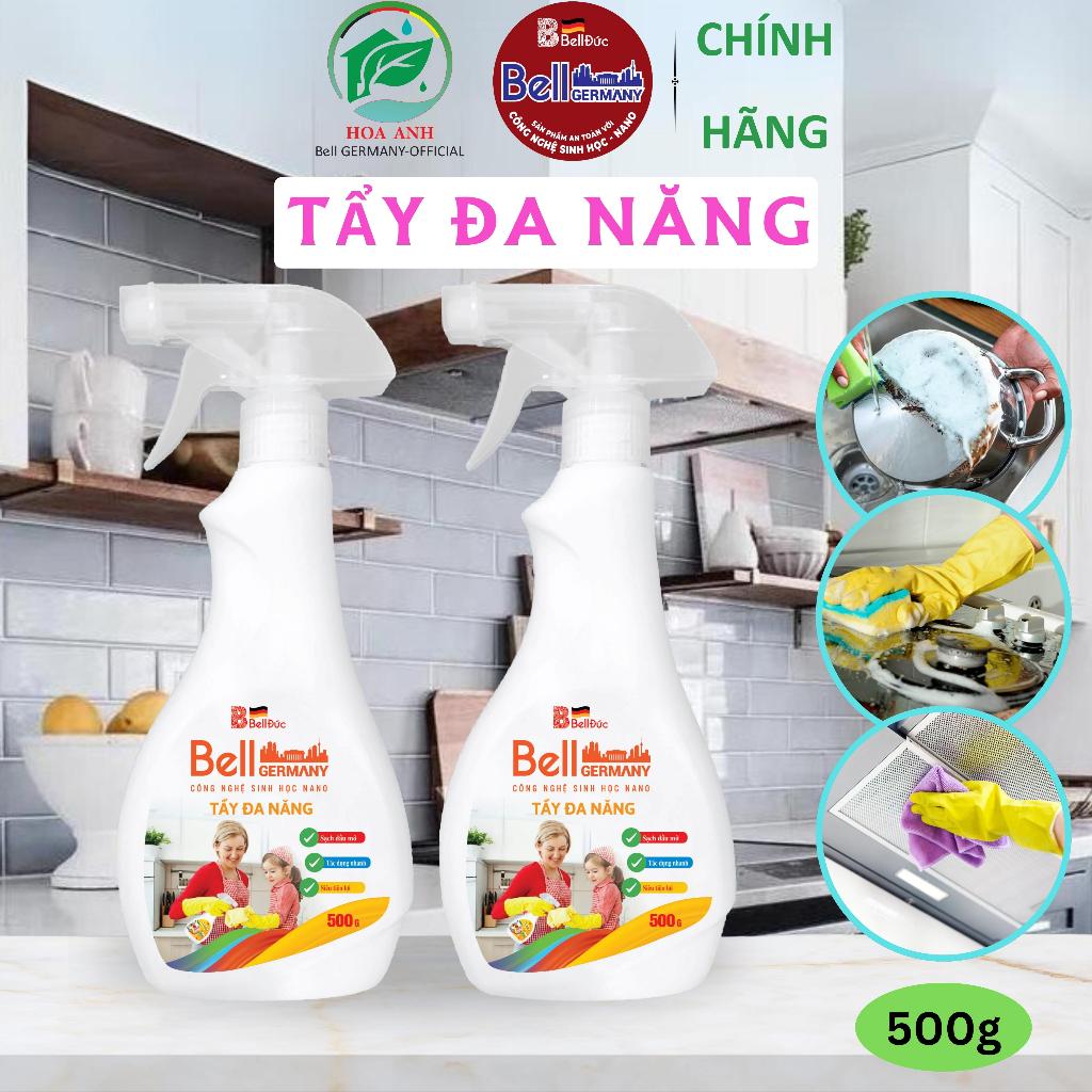 Chai Tẩy Rửa Đa Năng Tẩy Bếp Bell Đức 500g Tẩy Dầu Mỡ Tẩy Mốc Đồ Gia Dụng Siêu Sạch