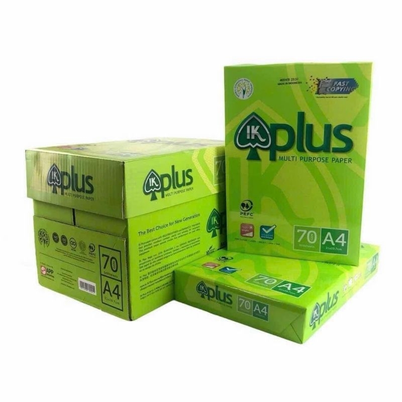 Giấy A4 IK PLUS ĐL 70gsm (Ream)