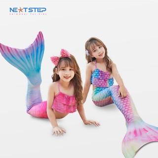 Đồ bơi bé gái, chất vải mềm mại, tạo kiểu dáng nàng tiên cá, set 4 món cho bé đáng yêu như nàng tiên cá size đến 30kg