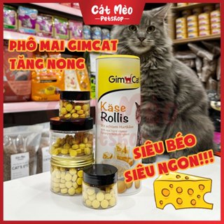 Phô Mai Gimcat Cho Chó Mèo Tăng Cân Tăng Nọng Hỗ Trợ Tiêu Hóa Hũ 50 viên/140 viên - Seal 280 viên