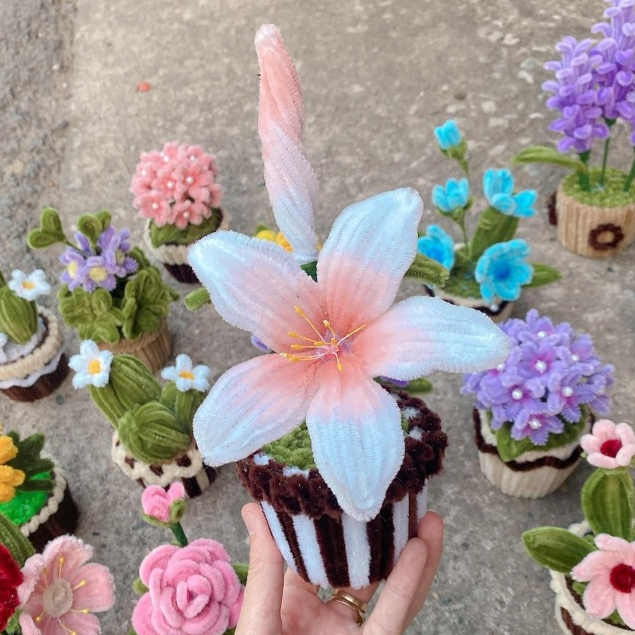 Phấn tô kẽm nhung FANTY CHIC 16 màu Hapi Toys - Phấn tô làm hoa trang trí