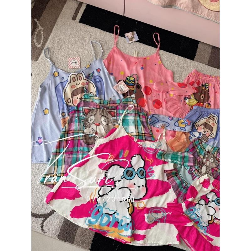 SET NGỦ LỤA XƯỚC KÈM BỊT MẮT