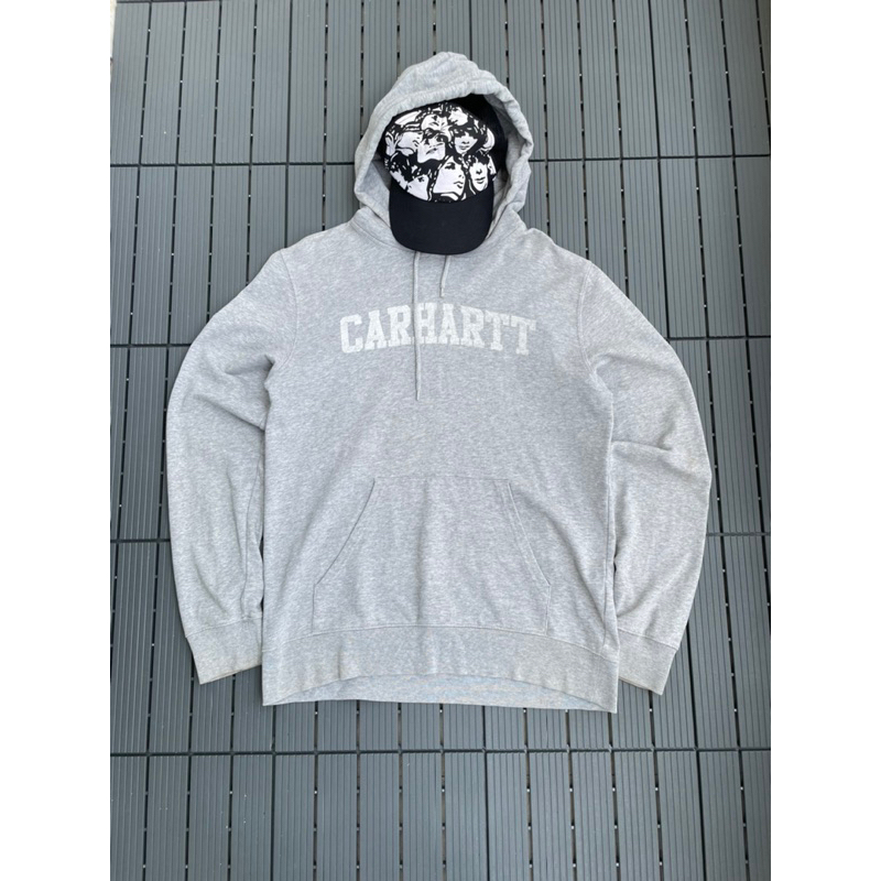 Áo hoodie hiệu Carhartt mquf xám size M 68x53