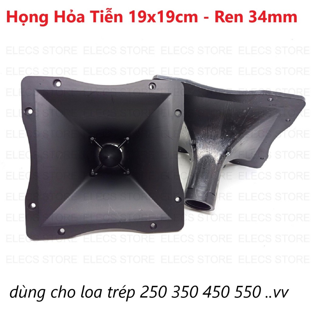 Họng Treble Hỏa Tiễn, Phễu Loa Kèn 250 350 450 550  Kích Thước 19cm x 19cm