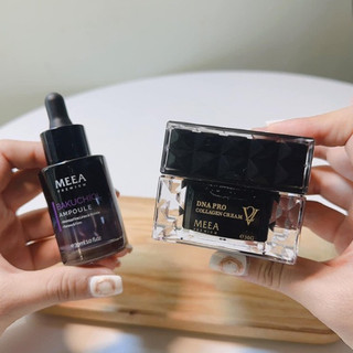 Combo kem face collagen cá hồi + tinh chất ampoule.