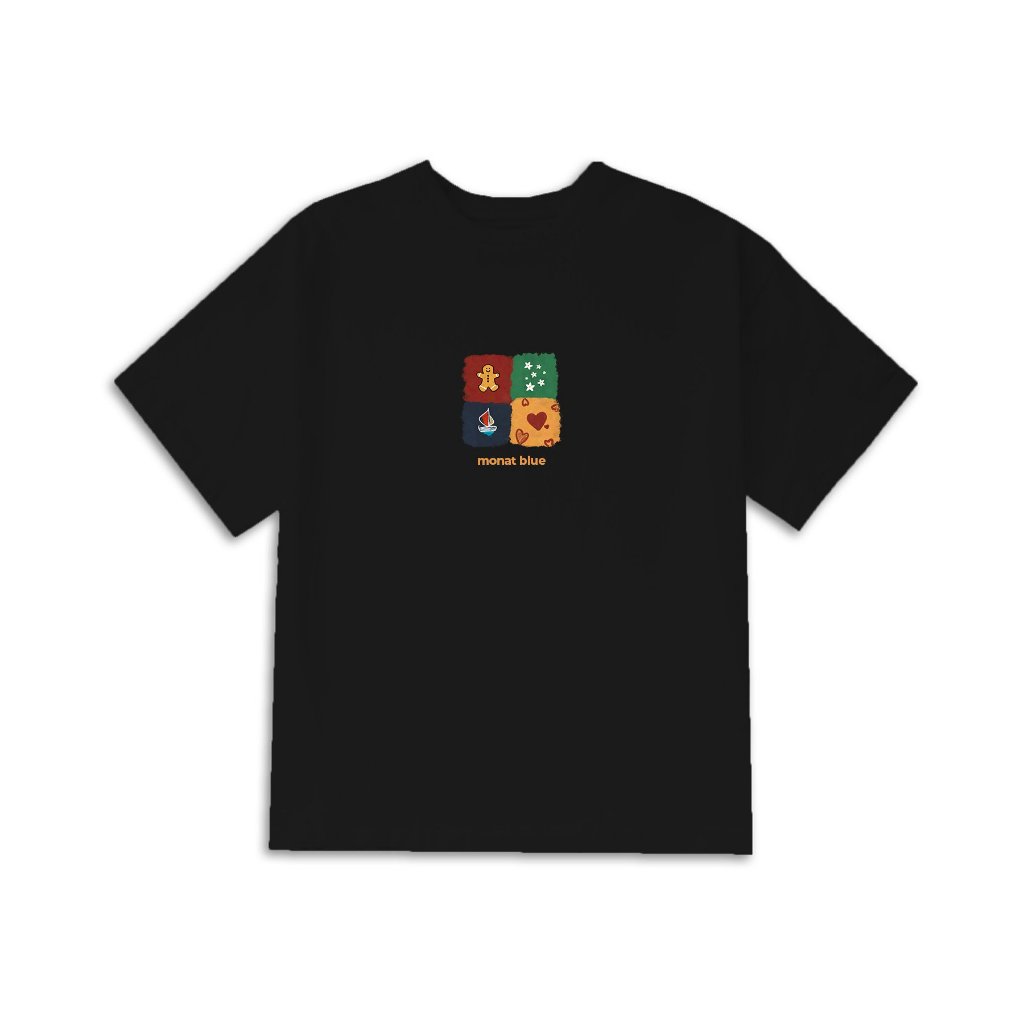 MONAT BLUE TEE FOUR SEASONS - Áo thun 100% cotton form rộng unisex