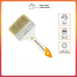 Cọ cán gỗ quét sơn thanh bình chính hãng. sử dụng lông heo 100%,