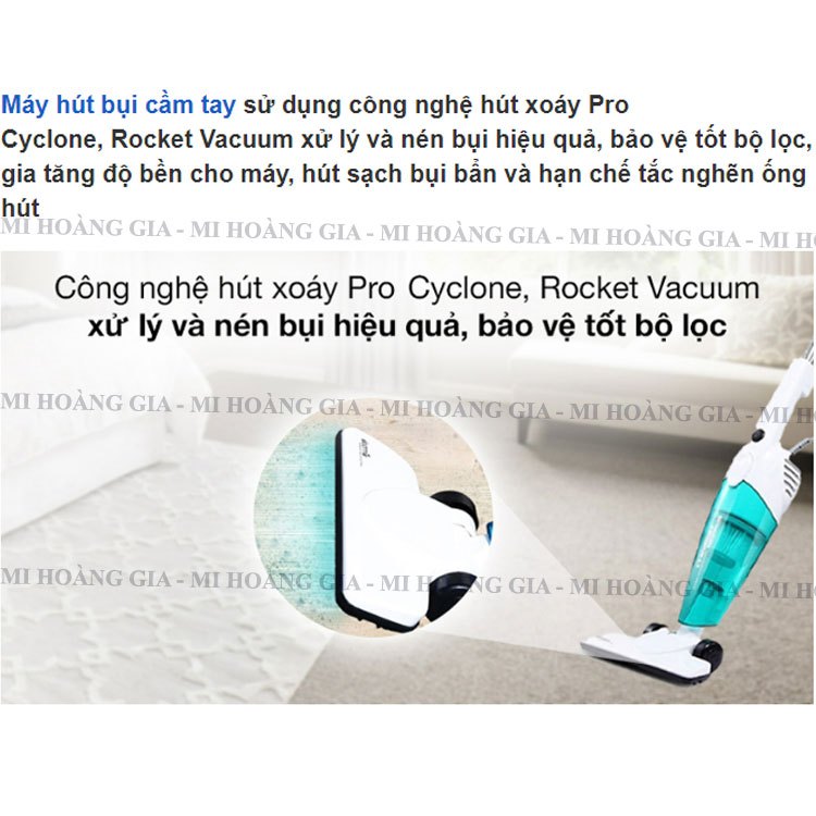 Máy Hút Bụi Cầm Tay Deerma DX118C -Bảo Hành Chính Hãng 12Tháng