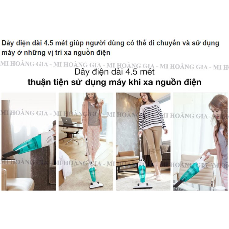 Máy Hút Bụi Cầm Tay Deerma DX118C -Bảo Hành Chính Hãng 12Tháng