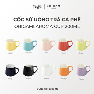 Cốc sứ origami 200 ml - origami aroma cup