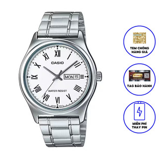 Đồng hồ nam dây kim loại chính hãng Casio MTP-V006D-7BUDF