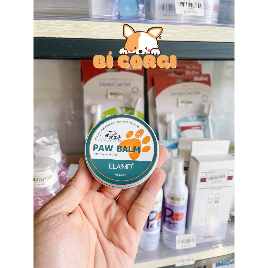 Sáp dưỡng ẩm chân, tránh bị nứt nẻ chân cho chó và mèo ELAIMEI