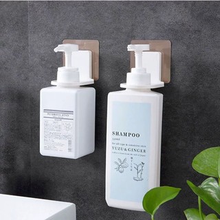 Móc treo chai nước rửa tay , dầu gội đầu ,sữa tắm dán tường siêu dính chịu lực - K19