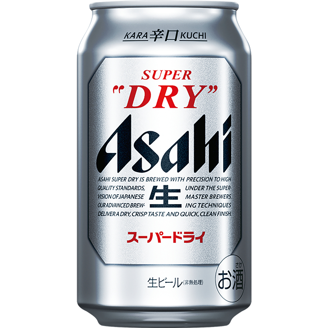 Bia Asahi Super Dry bản nội địa Nhật 350mL